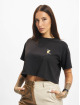 On Vacation Tops sans manche Ladies Mimosa Cropped noir